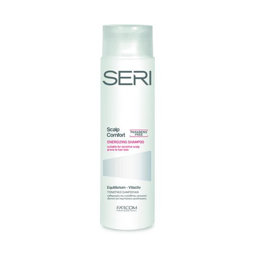 Plaukų slinkimą stabdantis šampūnas SERI Scalp Comfort Energizing Shampoo 300 ml