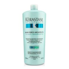 Šampūnas pažeistiems plaukams Kérastase Resistance Bain Force Architecte Strengthening Shampoo (Level 1-2) 1000 ml