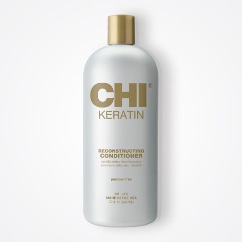atkuriamasis pažeistų plaukų kondiocionierius chi keratin conditioner 946 ml