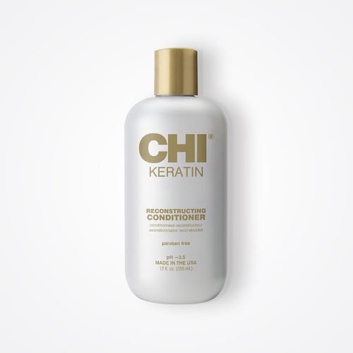 atkuriamasis pažeistų plaukų kondicionierius chi keratin conditioner 355 ml