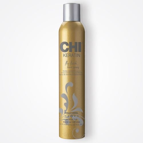 lanksčios fiksacijos plaukų lakas chi keratin flex finish hair spray 284g