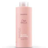 Geltonį neutralizuojantis šampūnas Wella Blonde Recharge Invigo Shampoo 1000ml