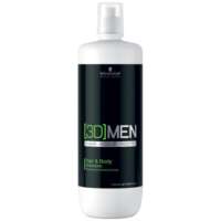 Šampūnas plaukams ir kūnui Schwarzkopf [3D]MEN Hair&Body Shampoo 1000 ml