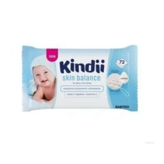 Drėgnos servėtėles vaikams Kindii Skin Balance Soft Wipe 72 vnt