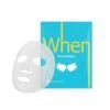 Švytėjimo suteikianti bioceliuliozinė lakštinė kaukė When® Beauty Snow Magic Face Mask 23ml