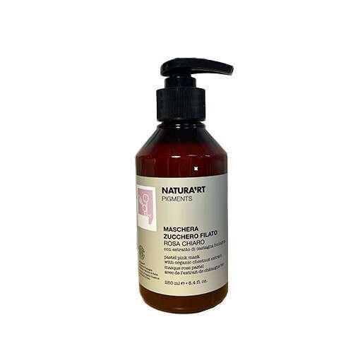 Dažanti kaukė šviesintiems plaukams Rica Natura'rt Pink Pastel Mask 250ml – kuryba.eu