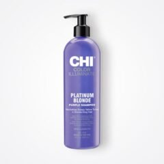 Šampūnas atkuriantis dažytų plaukų spalvą chi ionic color illuminate platinum blonde shampoo 355ml