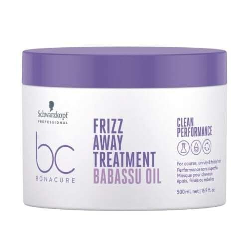 Маска для волос Schwarzkopf Professional Bonacure Clean Frizz Away mask с маслом бабассу 500мл