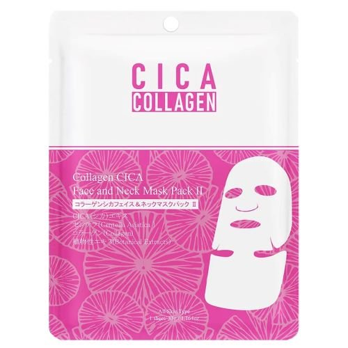 veido ir kaklo kaukė su kolagenu mitomo cica 2x collagen face and neck mask 35g