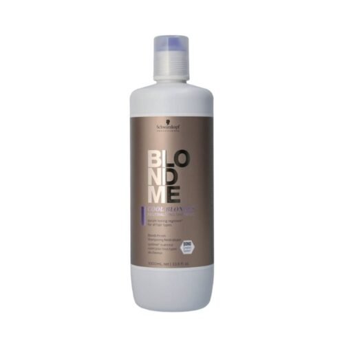 Neutralizuojantis šampūnas šviesintiems plaukams Schwarzkopf Blond Me Cool Blondes Neutralizing Shampoo 1000 ml