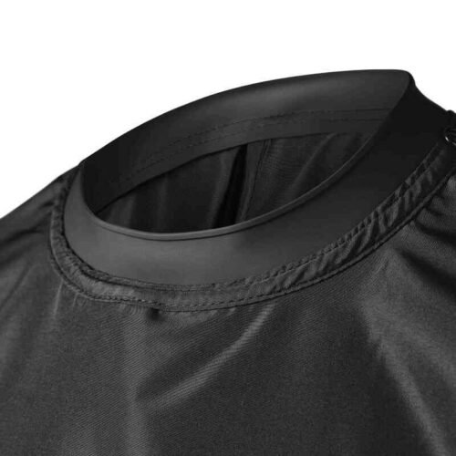 Kliento pelerina  juoda su silikonine kaklo juostele 143x150 cm - Image 2