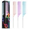 Plaukų šukų rinkinys Framar Dreamweaver Combs Pastel 3 vnt