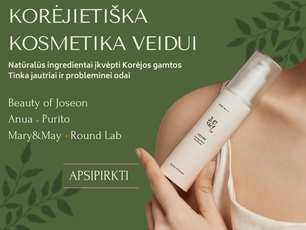 korėjietiška kosmetika anua round lab mary may beauty of joseon purito