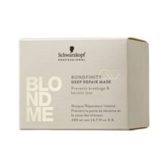 plaukų kaukė schwarzkopf blondme bondfinity deep repair mask 200 ml