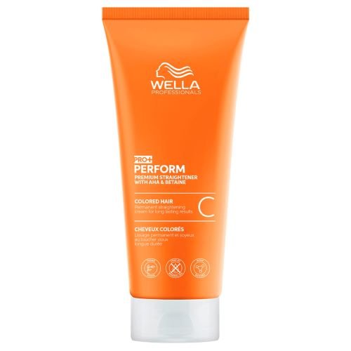 ilgalaikio tiesinimo kremas plaukams wella pro+perform (c) straightener 200 ml
