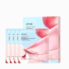 veido kaukė anua peach 70+niacin brightening collagen mask 38 g 4 vnt.