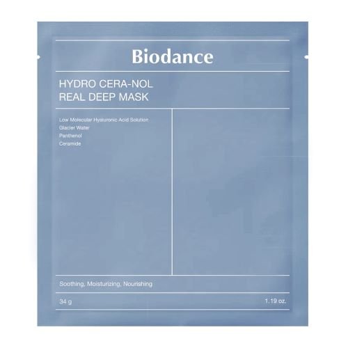 veido kaukė biodance hydro cera nol real deep mask 34 g 4 vnt.