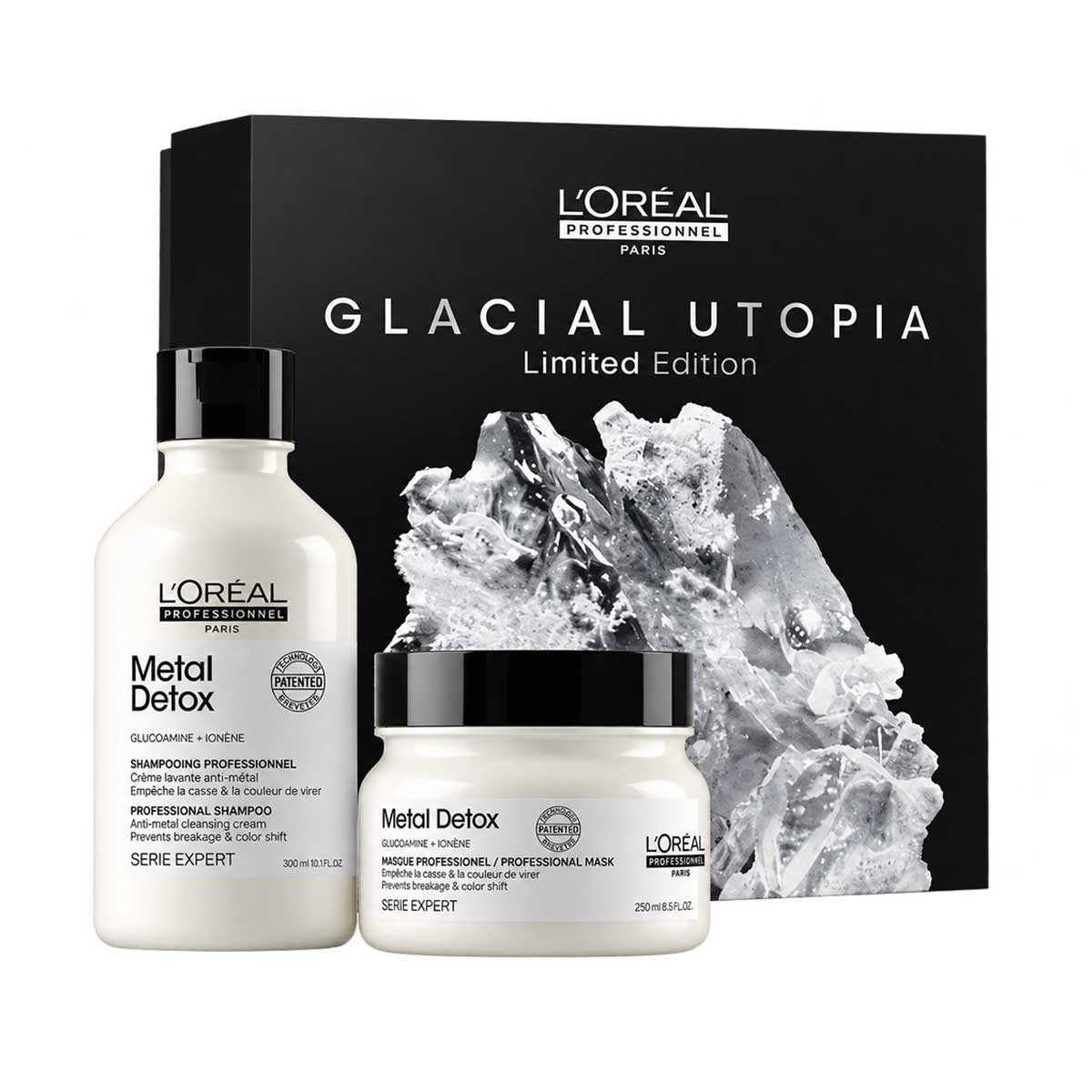 rinkinys l’oreal metal detox – glacial utopia limited edition